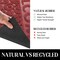 Welcome Mat Outdoor Indoor, 29.5x17 Waterproof Door Mat Outside Entrance, All-Weather Non Slip Door Mat Outside Entrance, Low-Profile Front Door Mat, Porch and Patio Entryway Mat, Wine Red